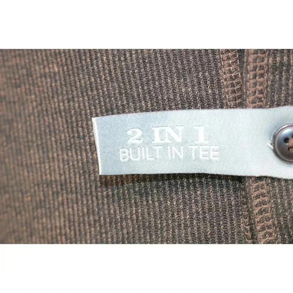 Saddlebred Long Sleeve Built in Tee Men's Top-Size XL-New with Tags - Picture 3 of 7